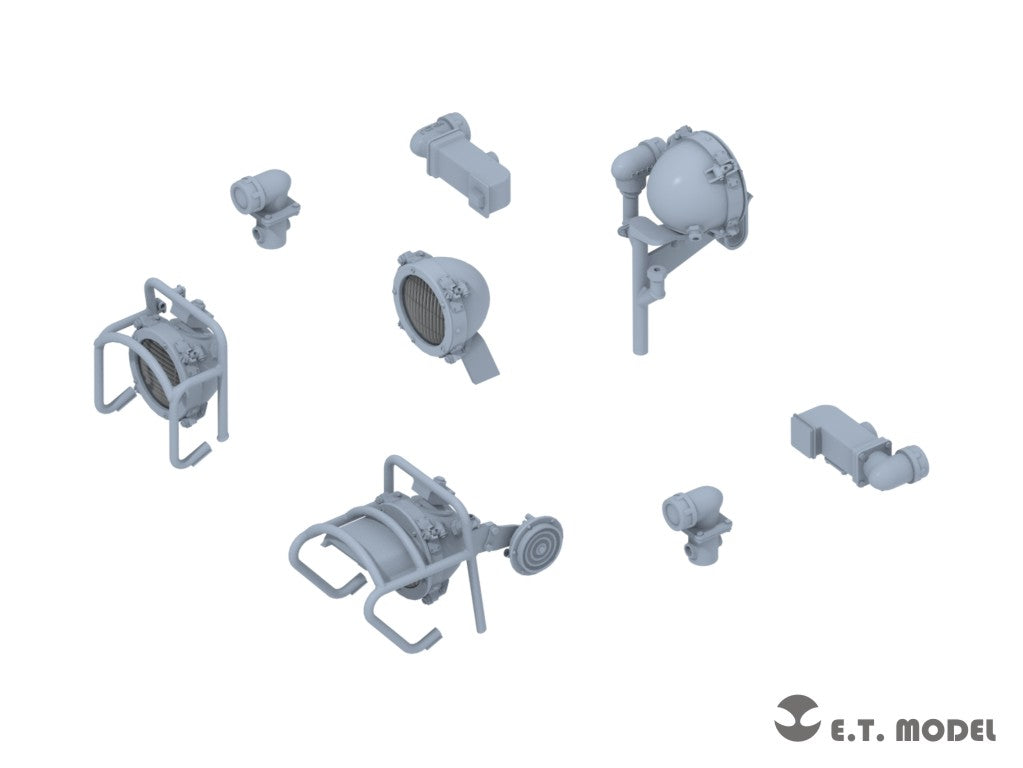 E.T. Model  1:35 Lights Set for Russian T-80U Family (3D Printed)