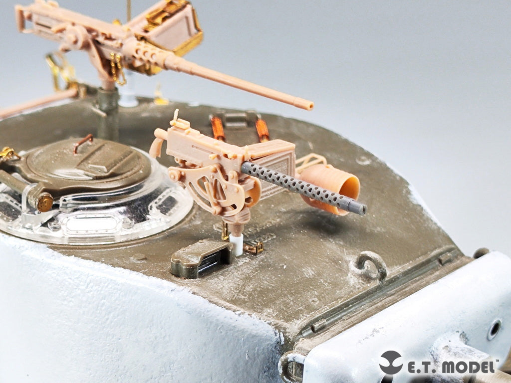 E.T. Model  1:35 WWII U.S.Army M1919 Machine Gun & Ammo Box(Type.2）(3D Printed)