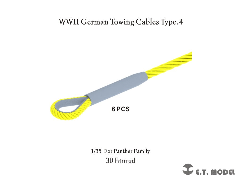 E.T. Model 1/35 WWII German Towing Cables Type.4