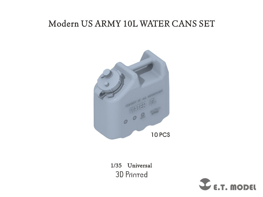 E.T. Model 1/35 Modern US ARMY 10L WATER CANS SET