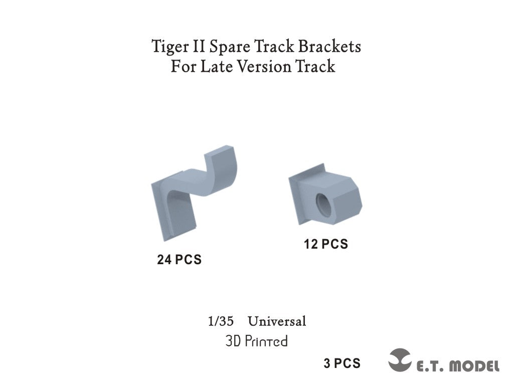 E.T. Model 1/35 Tiger II Spare Track Brackets（For Late Version Track）