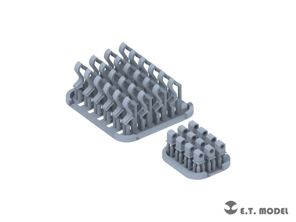 E.T. Model 1/35 Tiger II/Jagdtiger Spare Track Brackets（For Common Version Track）