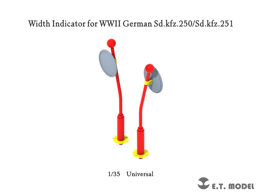 E.T. Model 1/35 Width Indicator for WWII German Sd.kfz.250/Sd.kfz.251