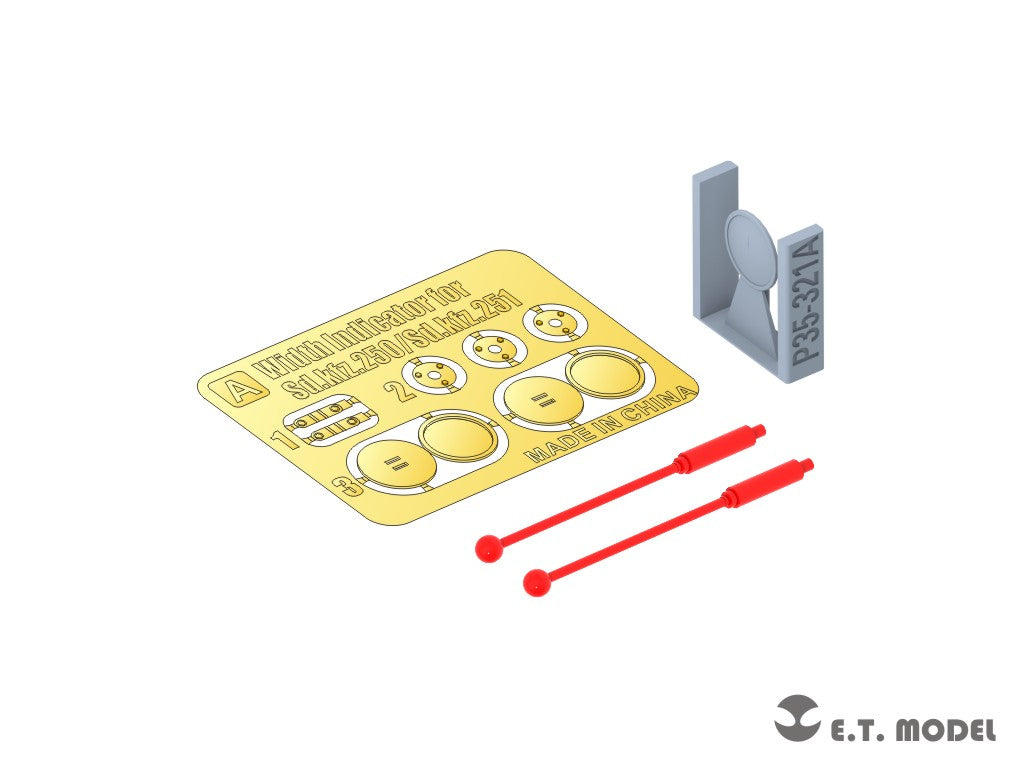 E.T. Model 1/35 Width Indicator for WWII German Sd.kfz.250/Sd.kfz.251