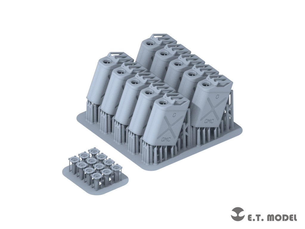 E.T. Model 1:35 WWII U.S.Army 20L FUEL CANS SET (3D Printed)