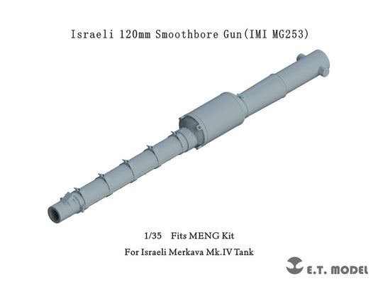 E.T Model 1:35 Israeli 120mm Smoothbore Gun (IMI MG253) (3D printed)