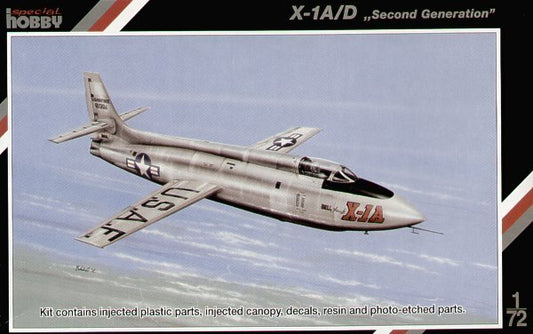 Special Hobby 1/72 X-1A/D "Second Generation" Plastic Model Kit