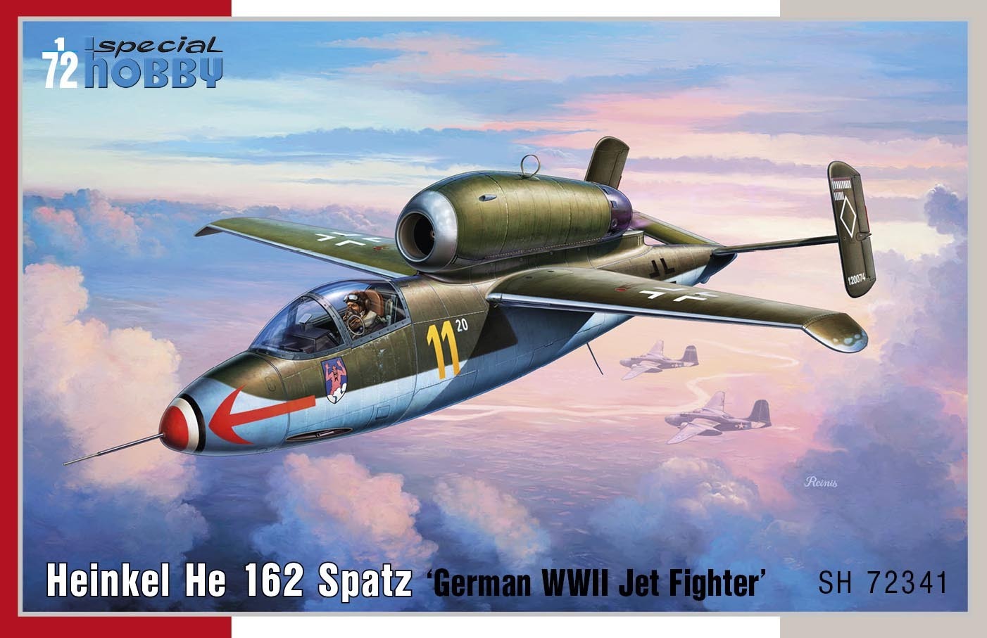 Special Hobby 1/72 Heinkel He 162 Spatz Plastic Model Kit