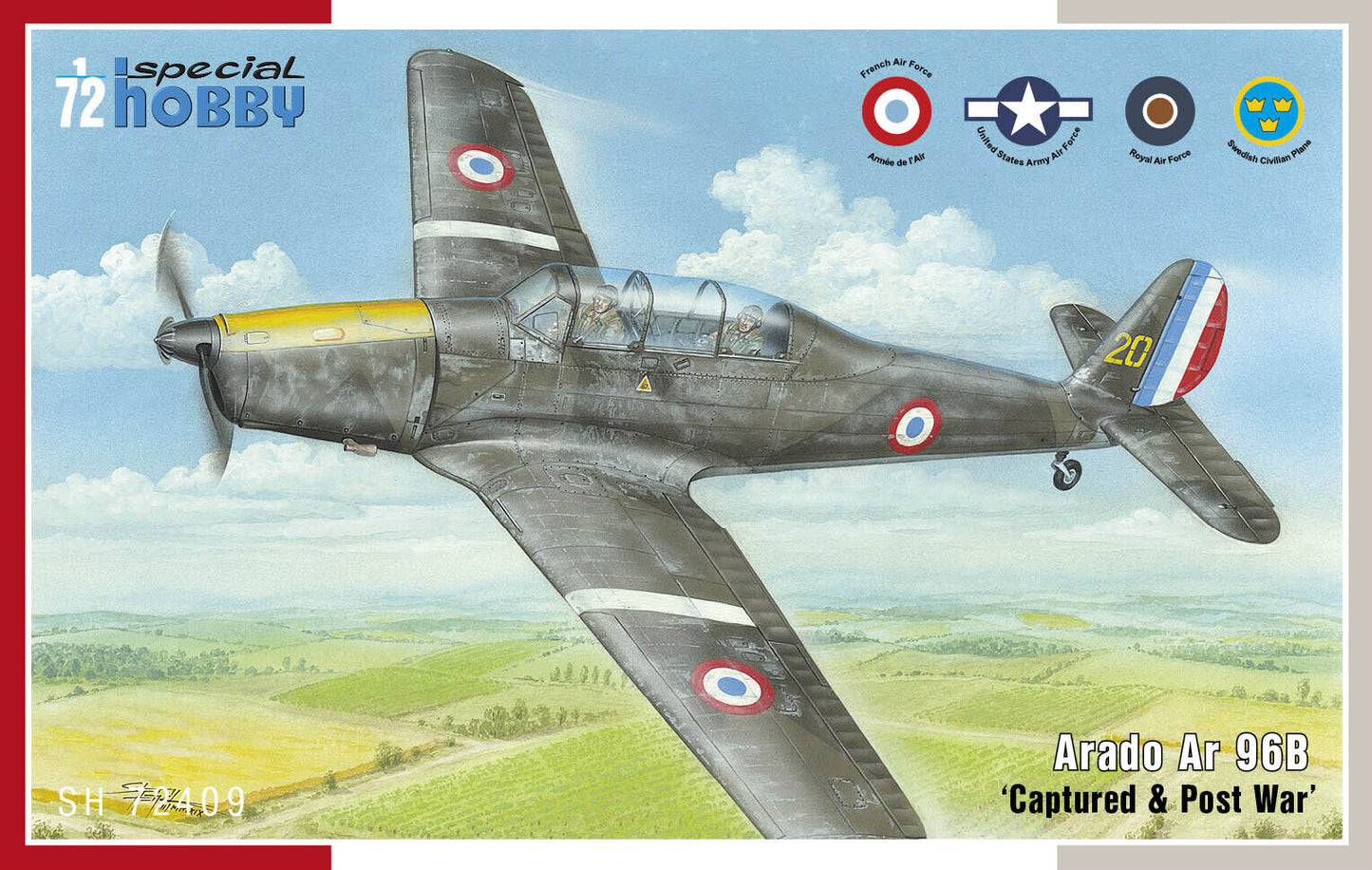 Special Hobby 1/72 Arado Ar 96B 'Captured & Post War' Plastic Model Kit