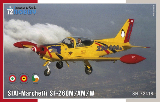 Special Hobby 1/72 SIAI-Marchetti SF-260M/AM/W Plastic Model Kit