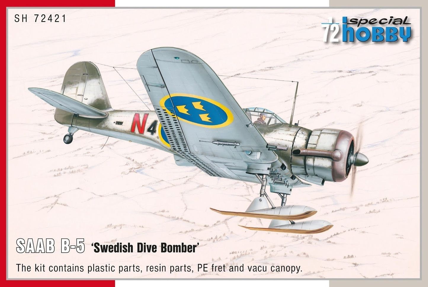 Special Hobby 1/72 SAAB B-5 ‘Swedish Dive Bomber’ Plastic Model Kit