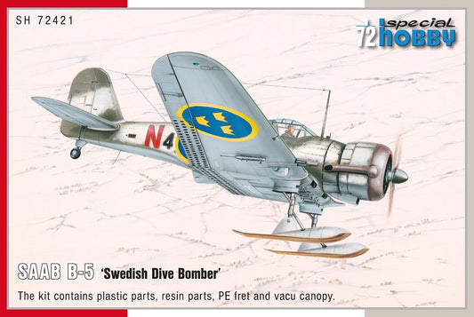 Special Hobby 1/72 SAAB B-5 ‘Swedish Dive Bomber’ Plastic Model Kit