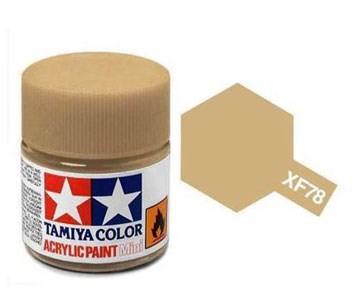 Tamiya Color Acrylic Paint XF-78 Wooden Deck Tan 10ml