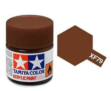 Tamiya Color Acrylic Paint XF-79 Linoeum Deck Brown 10ml