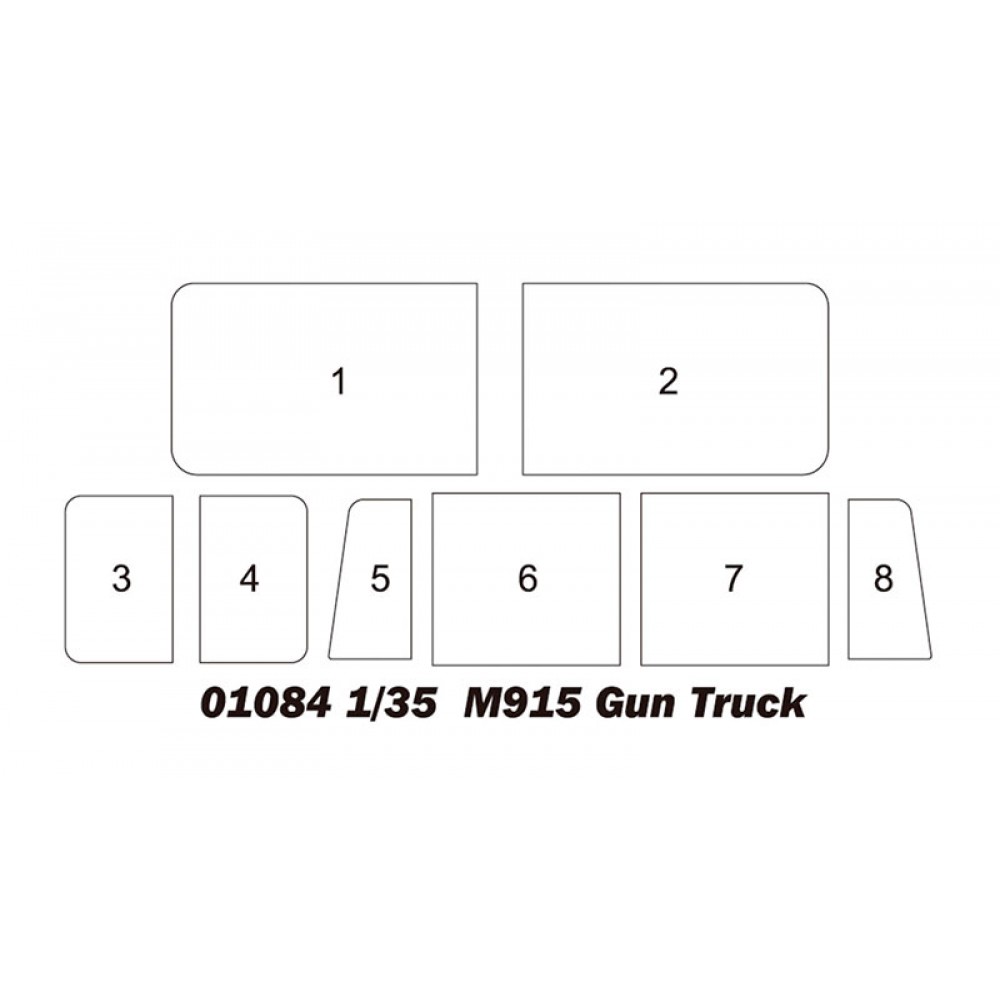 Trumpeter 1/35 M915 Gun Truck Plastic Model Kit