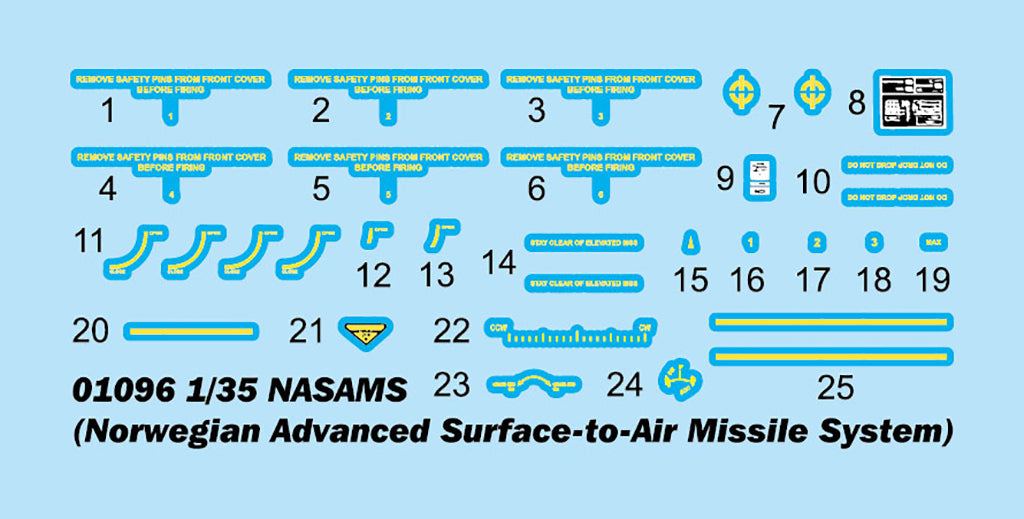 Trumpeter 1/35 NASAMS (Norwegian Advanced Surface-to-Air Missile System) Plastic Model Kit