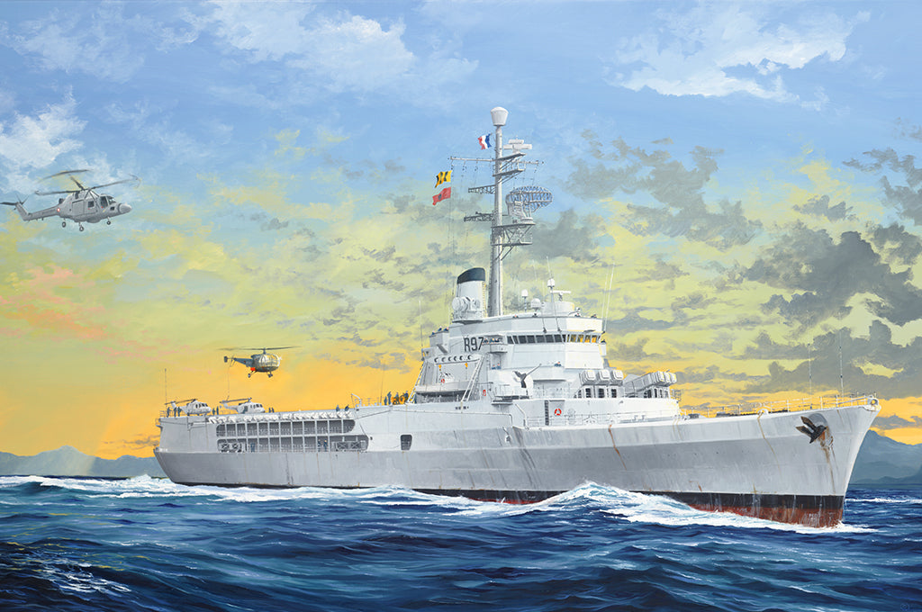 Trumpeter 1/350 French Navy Helicopter Cruiser Jeanne d’Arc 2008 Plastic Model Kit