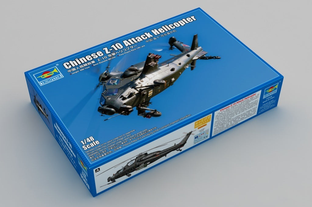 Trumpeter 1/48 Chinese Z-10 Attack Helicopter Plastic Model Kit