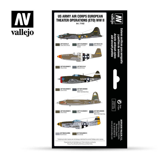 vallejo VJP70220 World War III American Armour & Infantry Paint Set 