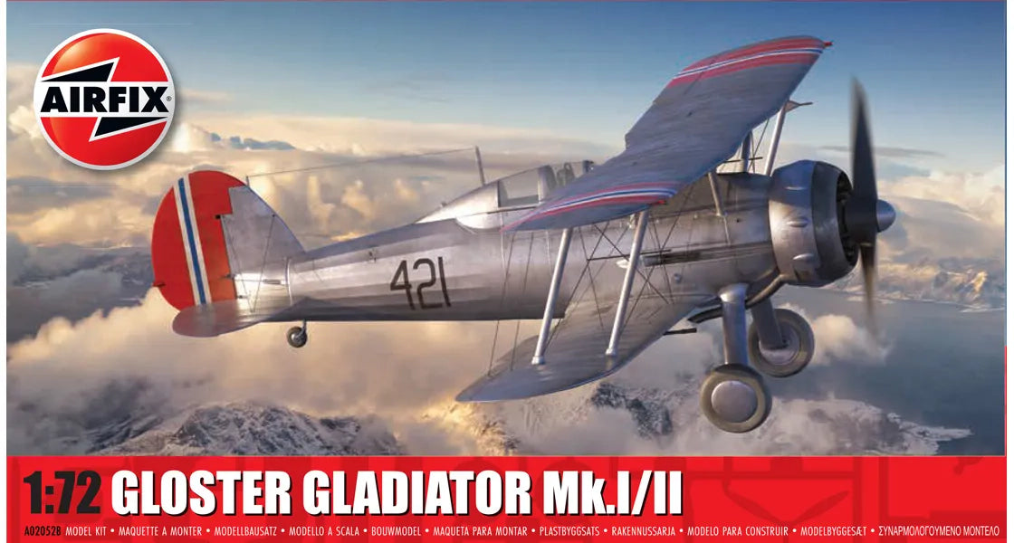 Airfix 1/72 Gloster Gladiator Mk.I/Mk.II