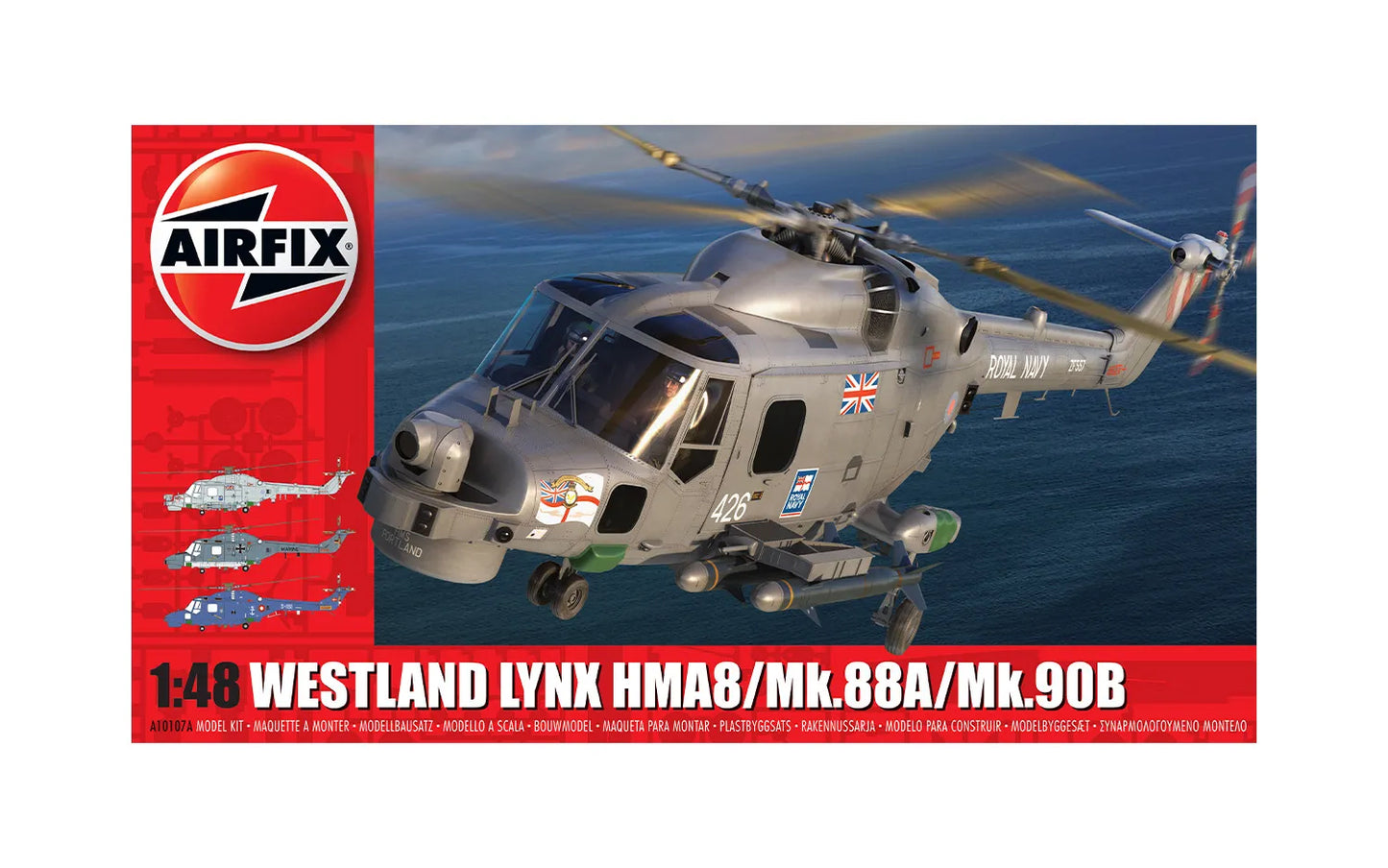 Airfix 1/48 Westland Lynx HMA8/Mk.88A/Mk.90B