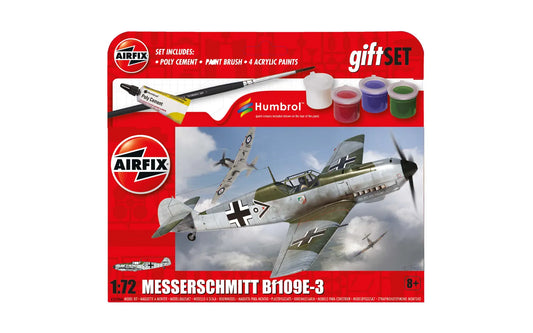 Airfix 1/72 Messerschmitt Bf109E-3 Gift Set