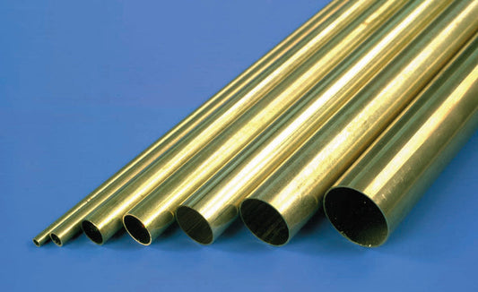 K&S Brass Tube 2 x 1000mm 0.45 Wall (3 Packs of 5)