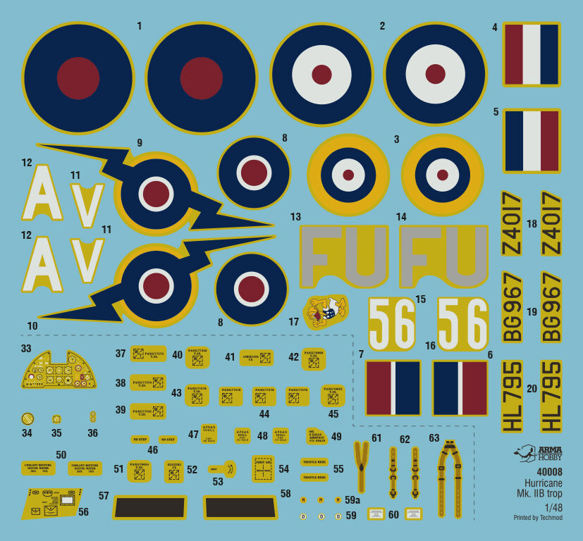 Arma Hobby 1:48 Hurricane Mk.IIb Trop Plastic Model Kit