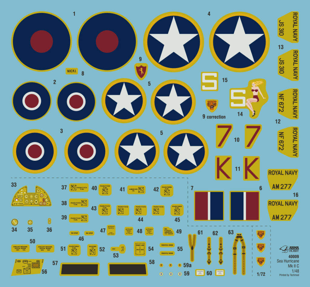 Arma Hobby 1:48 Sea Hurricane Mk.IIc Plastic Model Kit