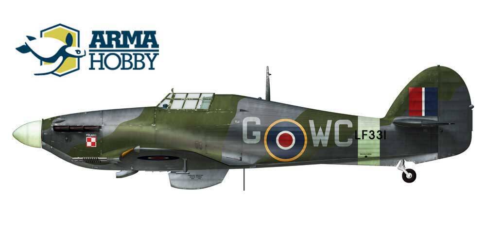 Arma Hobby 1:72 Hurricane Mk IIc Plastic Model Kit