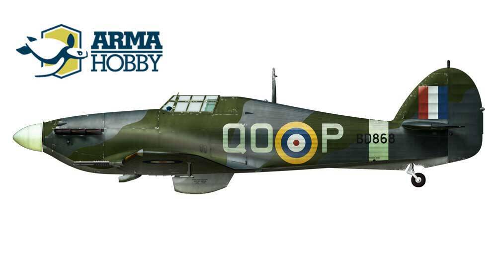 Arma Hobby 1:72 Hurricane Mk IIc Plastic Model Kit