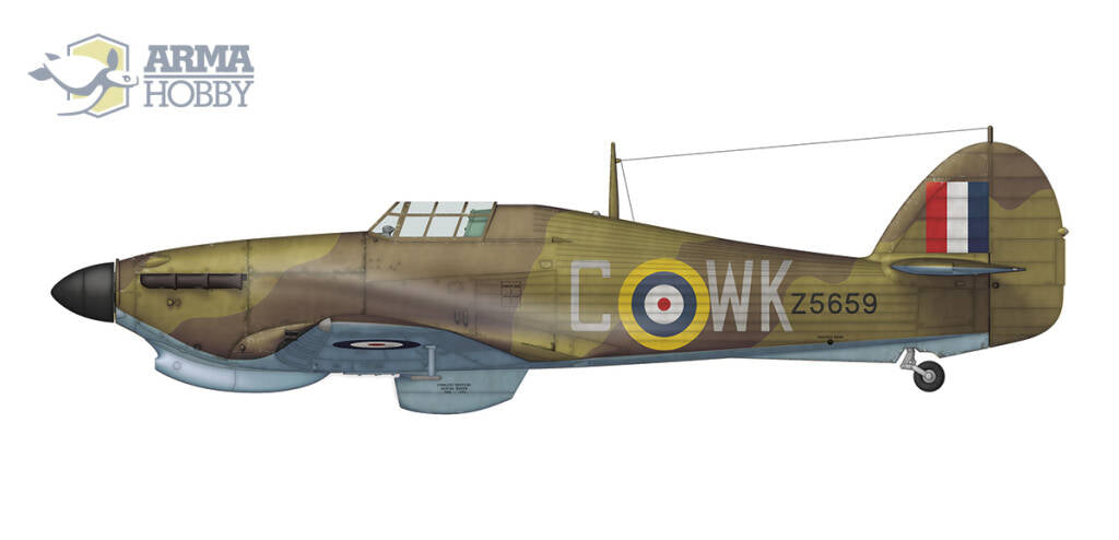 Arma Hobby 1:72 Hurricane Mk IIb Trop Plastic Model Kit