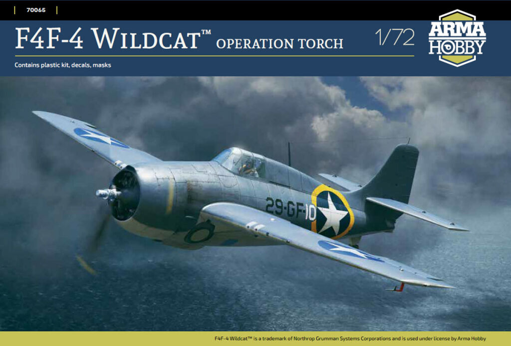 Arma Hobby 1/72 F4F-4 Wildcat "Operation Torch" Plastic Model Kit