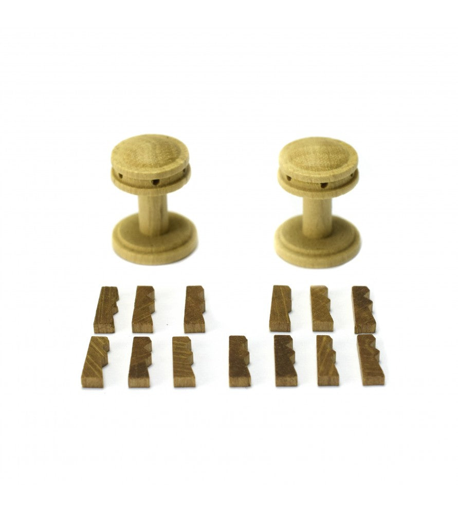 Artesania Capstan Vertical 20.0mm (2) Wooden Ship Accessory