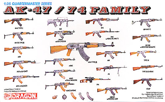 Dragon 1/35 AK-47/74 Family Part 1 Plastic Model Kit