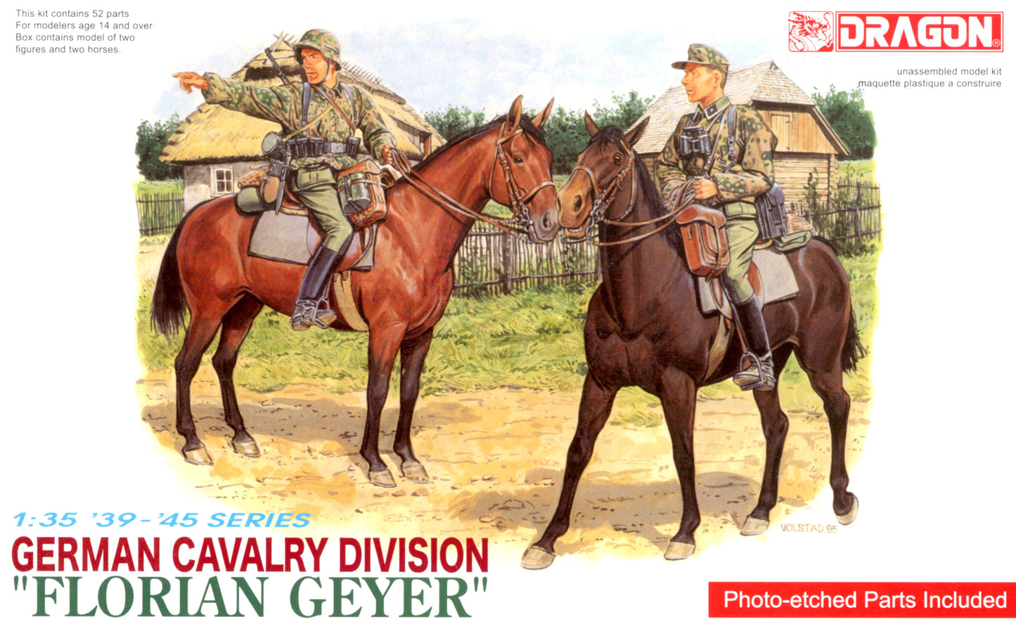 Dragon 1/35 German Cavalry Division 'Florian Geyer' Plastic Model Kit