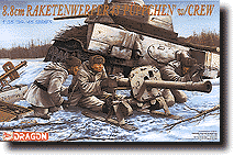 Dragon 1/35 8.8cm Raketenwerfer 43 (Puppchen) w/Crew Plastic Model Kit