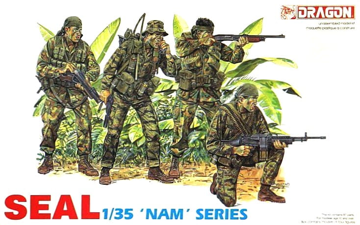 Dragon 1/35 Seal Team Plastic Model Kit