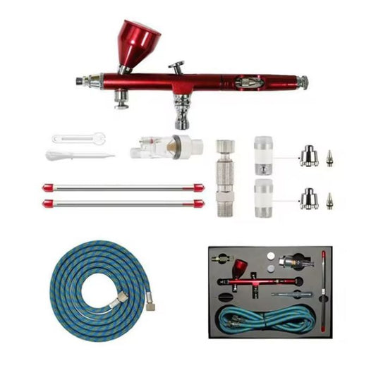 Formula Gravity Airbrush Dual Action Kit Red