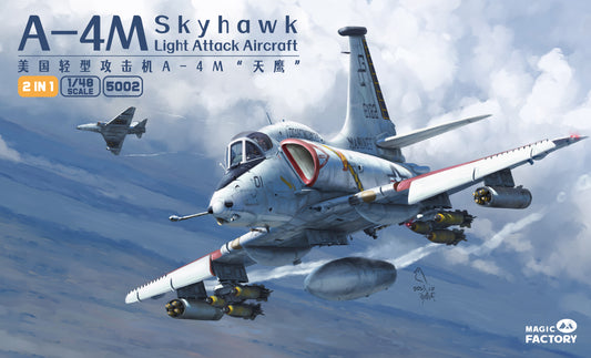 Magic Factory 1/48 A-4M Skyhawk Light Attack Aircraft Plastic Model Kit