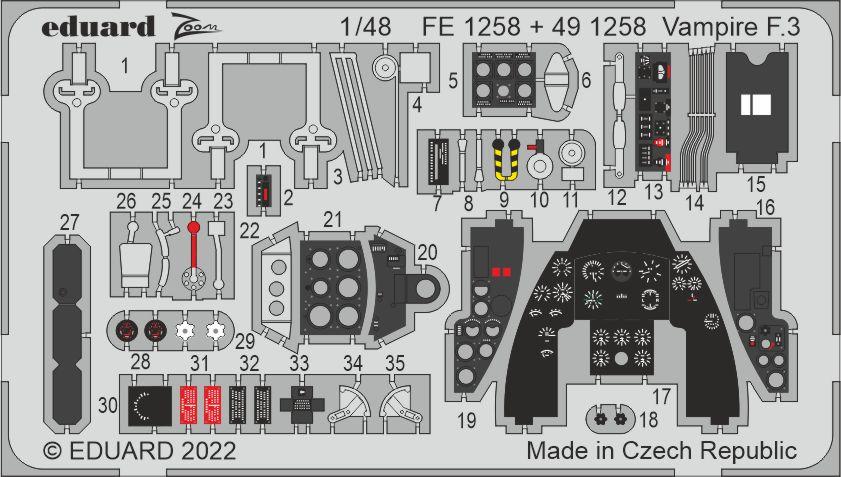 Eduard 1/48 Vampire F.3 (Airfix) Big Ed