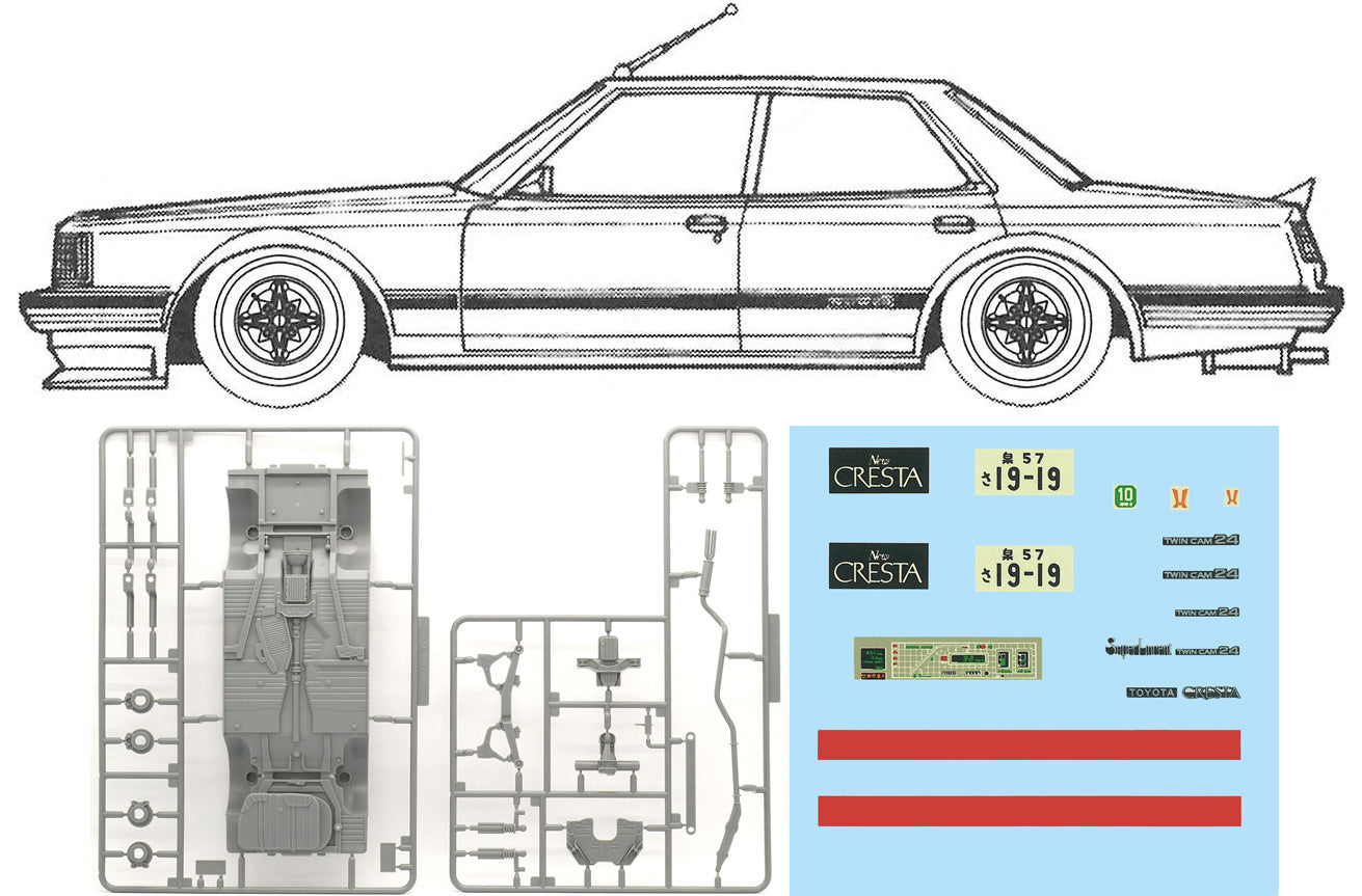 Fujimi 1/24 GX61 Cresta Super Lucent [Tohge-22] Plastic Model Kit