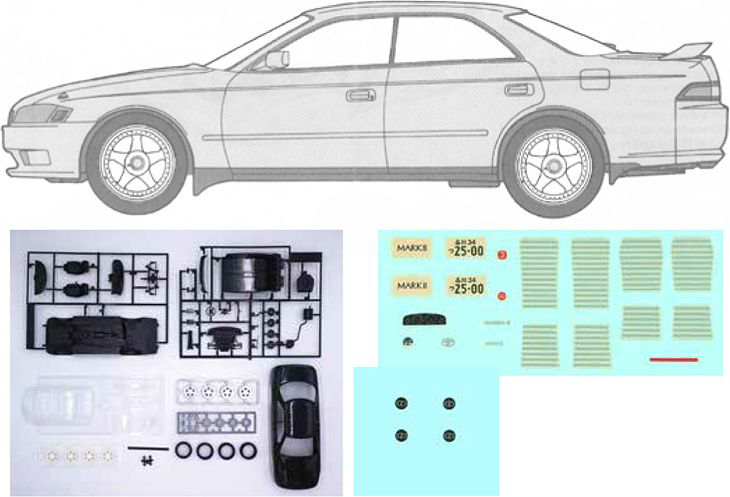 Fujimi 1/24 Fairlady 300ZR '86 (High Society Car Version) [HC-2] Plastic Model Kit