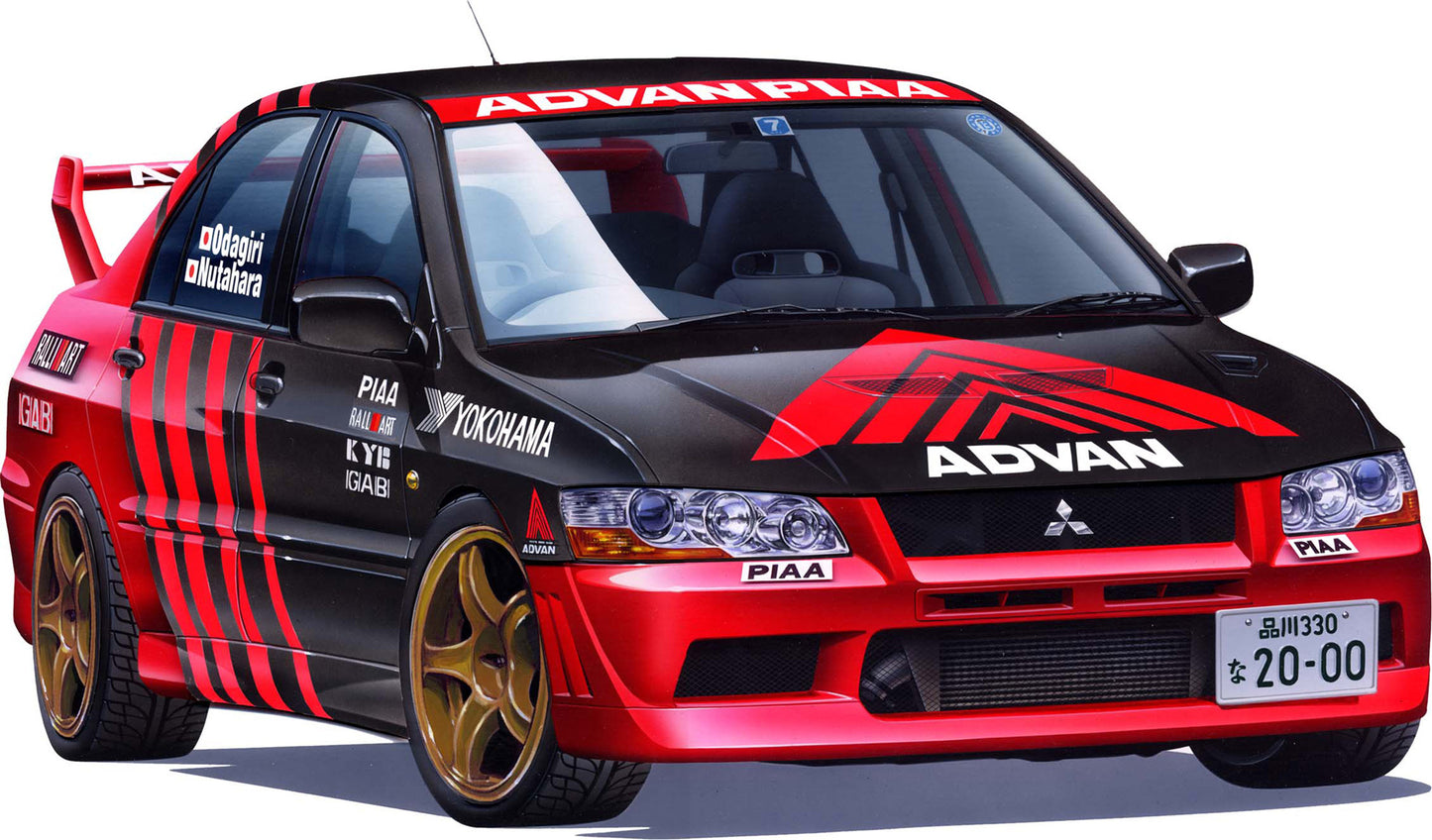 Fujimi 1/24 Advan-Piaa Mitsubishi Lancer Evolution VII [ID-307] Plastic Model Kit