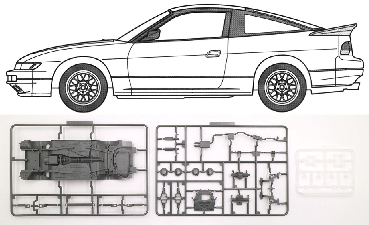 Fujimi 1/24 Sileighty (S13 + RS13 Middle) [Tohge-25] Plastic Model Kit