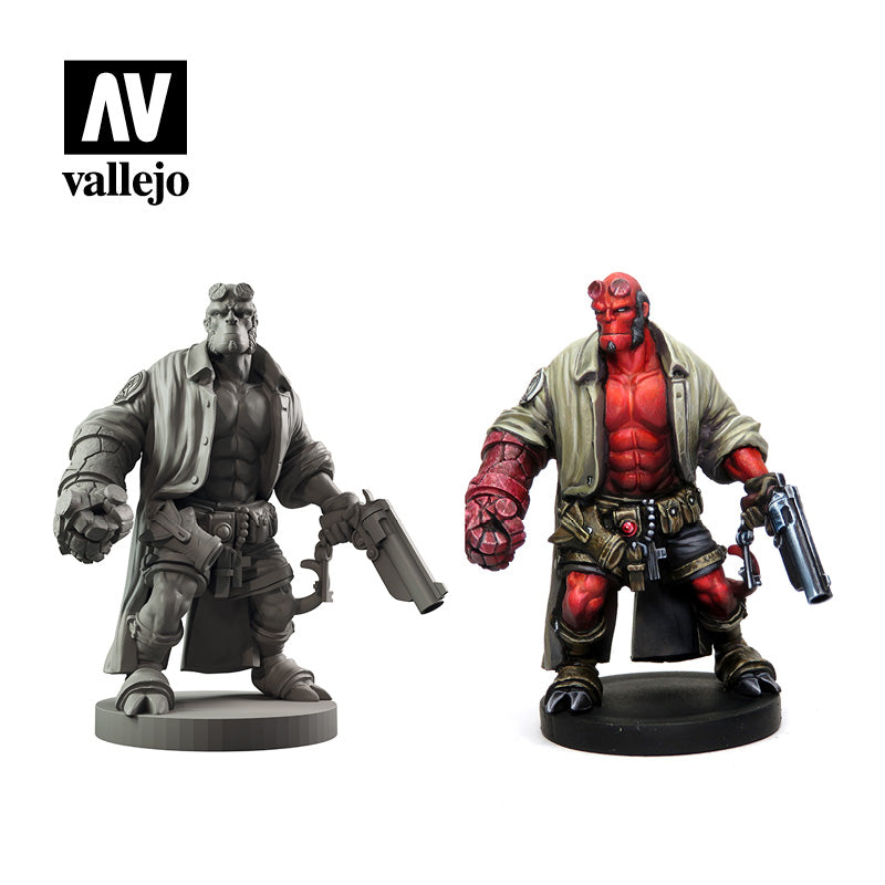 Vallejo Hellboy Acrylic Paint Set with Figure