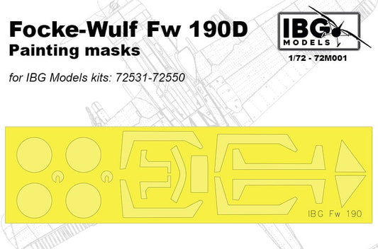 IBG 1/72 Fw190D Painting Masks