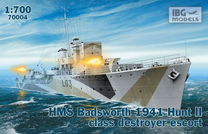 IBG 1/700 HMS BADSWORTH 1941 Hunt II class