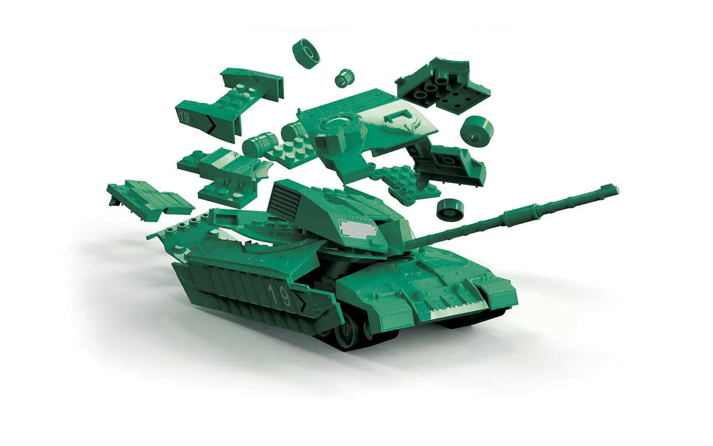 Airfix Quickbuild Challenger Tank Green