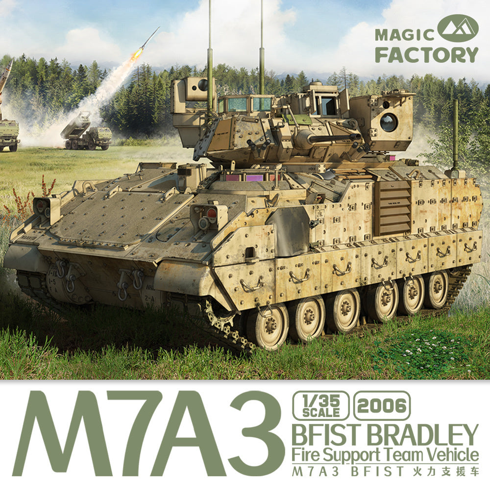 Magic Factory 1/35 M7A3 BFIST Fire Support Vehicle Plastic Model Kit